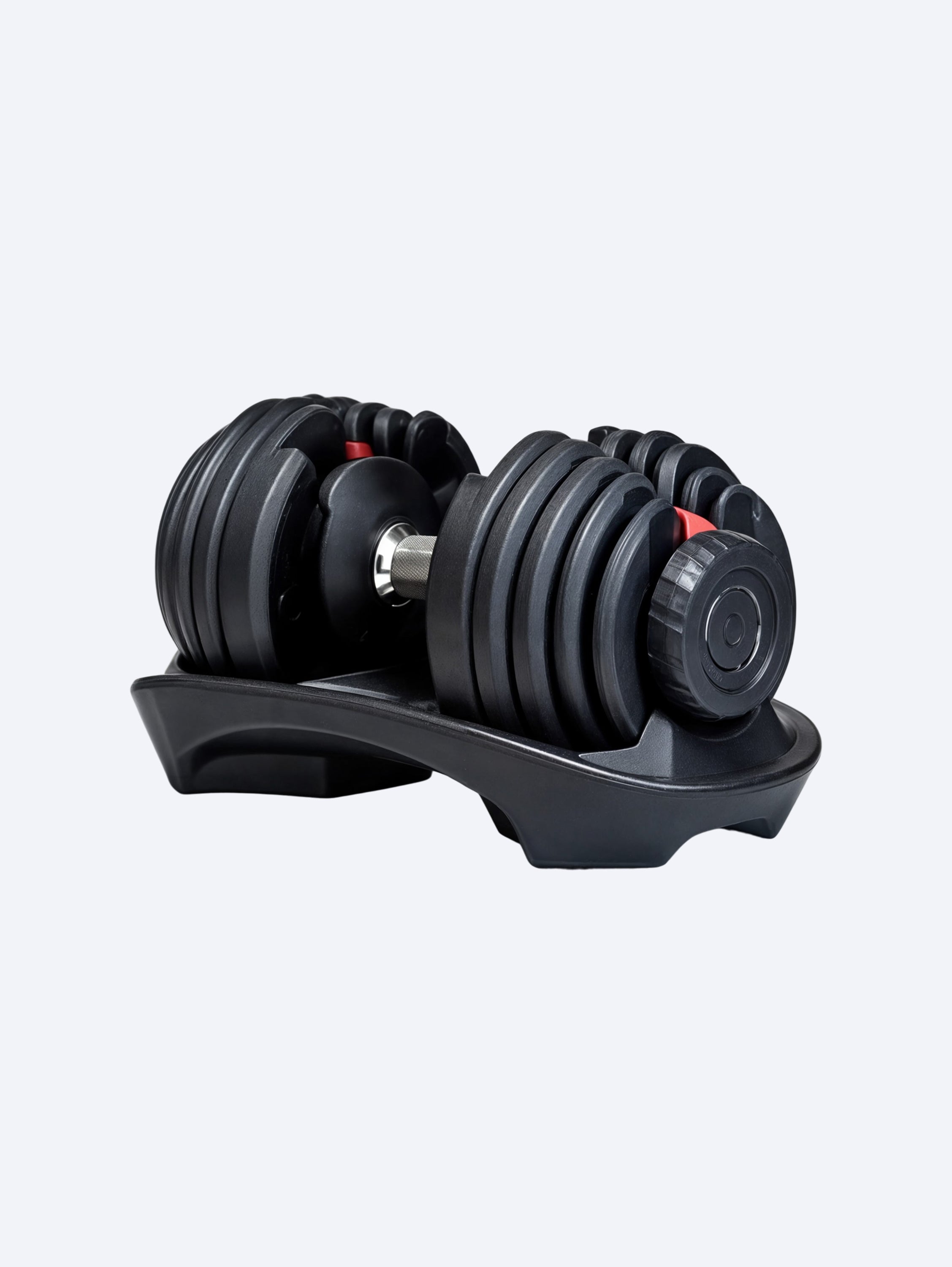 Adjustable Dumbbell Set with Base