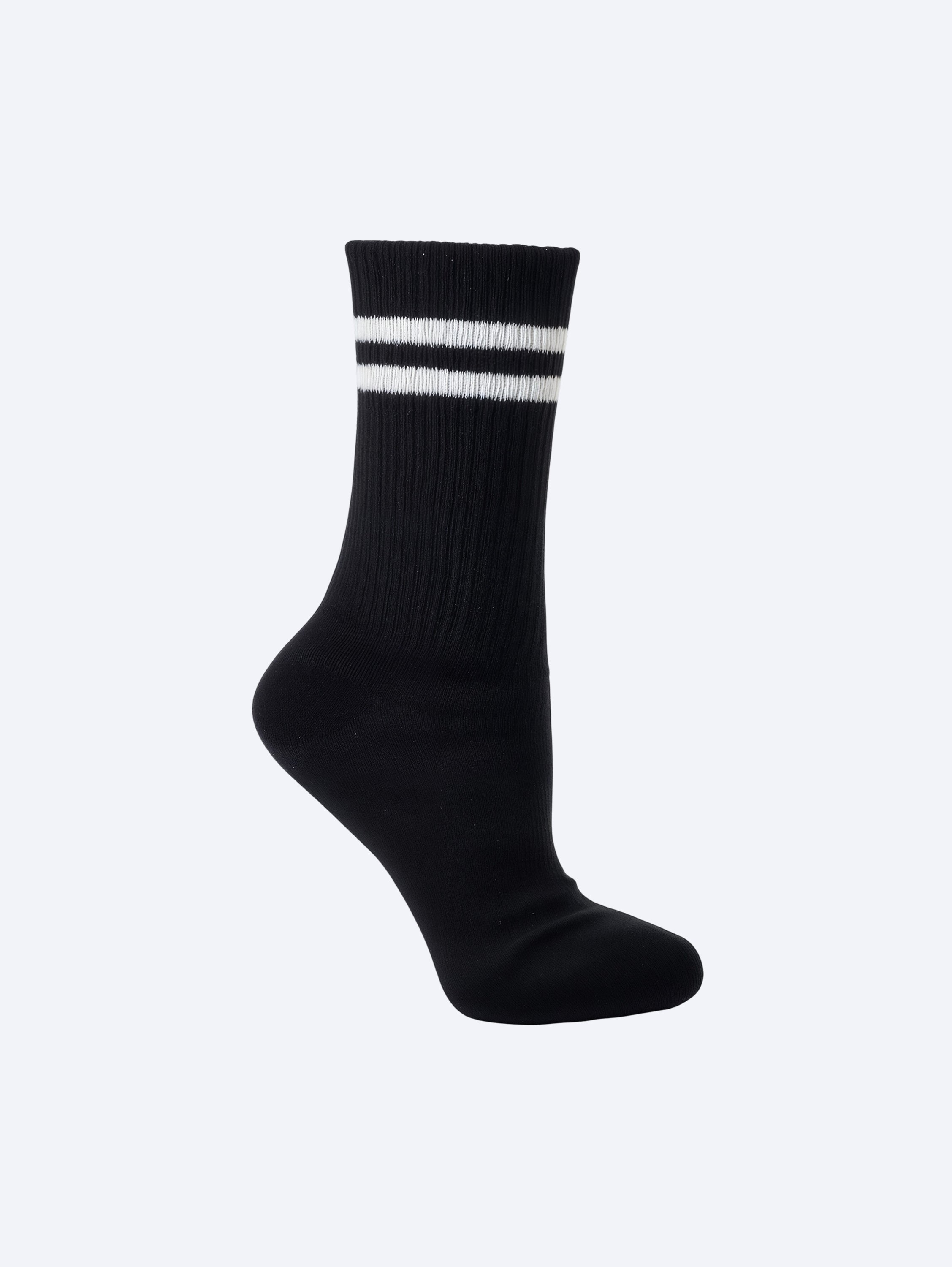 Retro Stripe Crew Sock