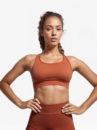 Thin Strap Ribbed Bra