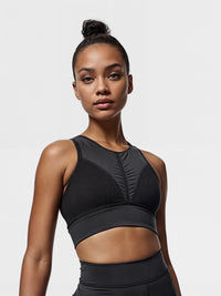Mesh Panel Bra