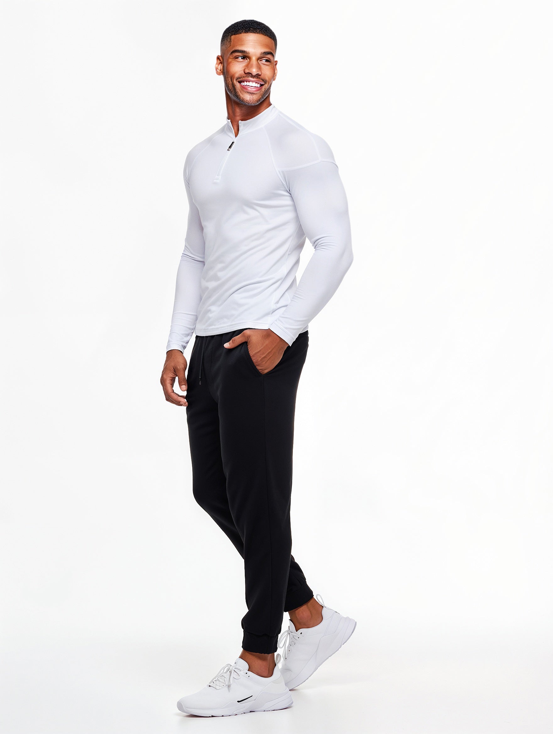 Quarter-Zip Long Sleeve Pullover